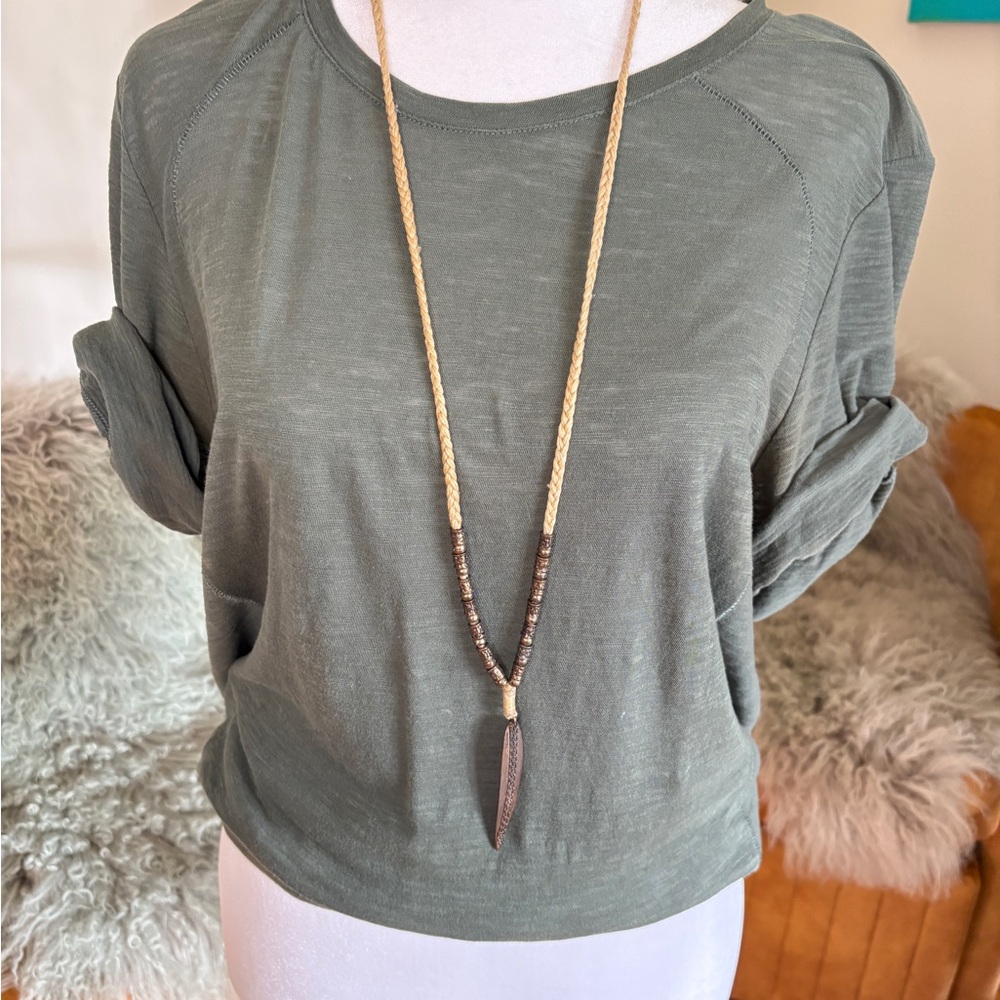 Vince Sage Green Casual Top